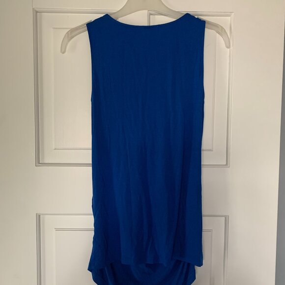 Unlisted by Kenneth Cole Blue Sleeveless Top Small (NWT) - Picture 2 of 3
